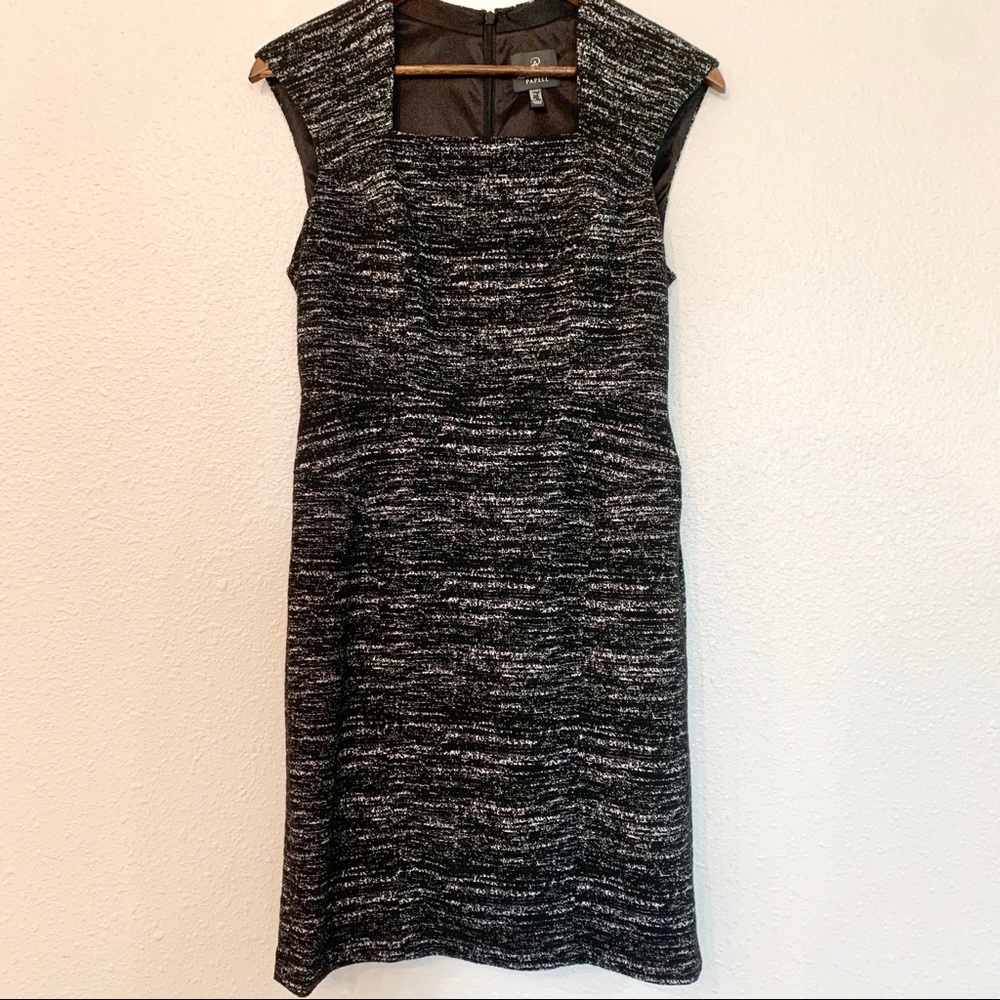 Adrianna Papell Women’s Black Sheath Dress Size 4